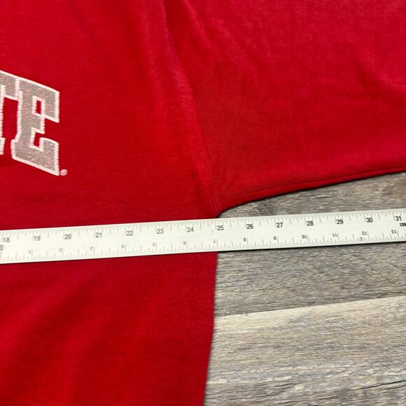 Vintage Y2K Russell Athletic Ohio State Buckeyes Red Mens XL Pullover Sweatshirt - Picture 8 of 10